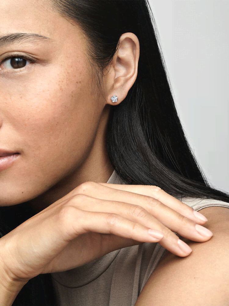 Celestial Sparkling Star Stud Earrings