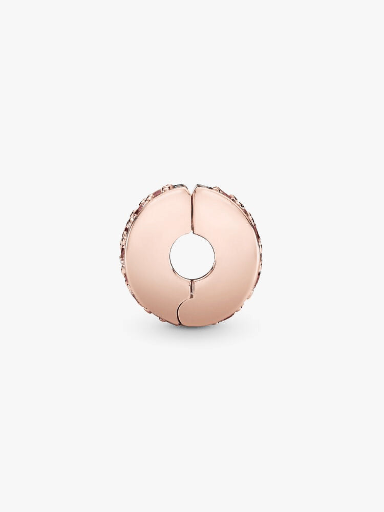 Pink Pavé Clip Charm