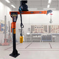 GRIPWAY Folding Truck-Mounted Crane With 110V Electric Hoist, 1100lb Capacity - 1100LB+110V Hoist