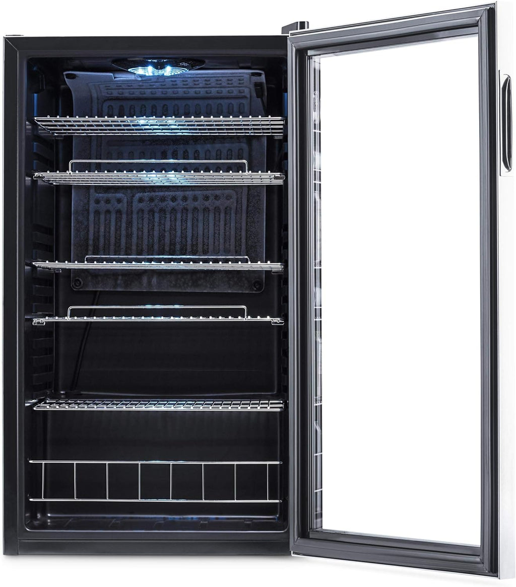 Beverage Refrigerator Cooler, 126 Cans, Right Hinge Glass Door - AB-1200
