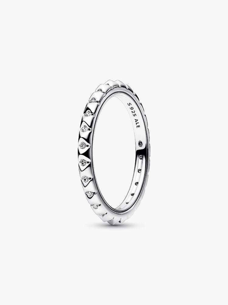 Pandora ME Pyramids & Pavé Ring Set