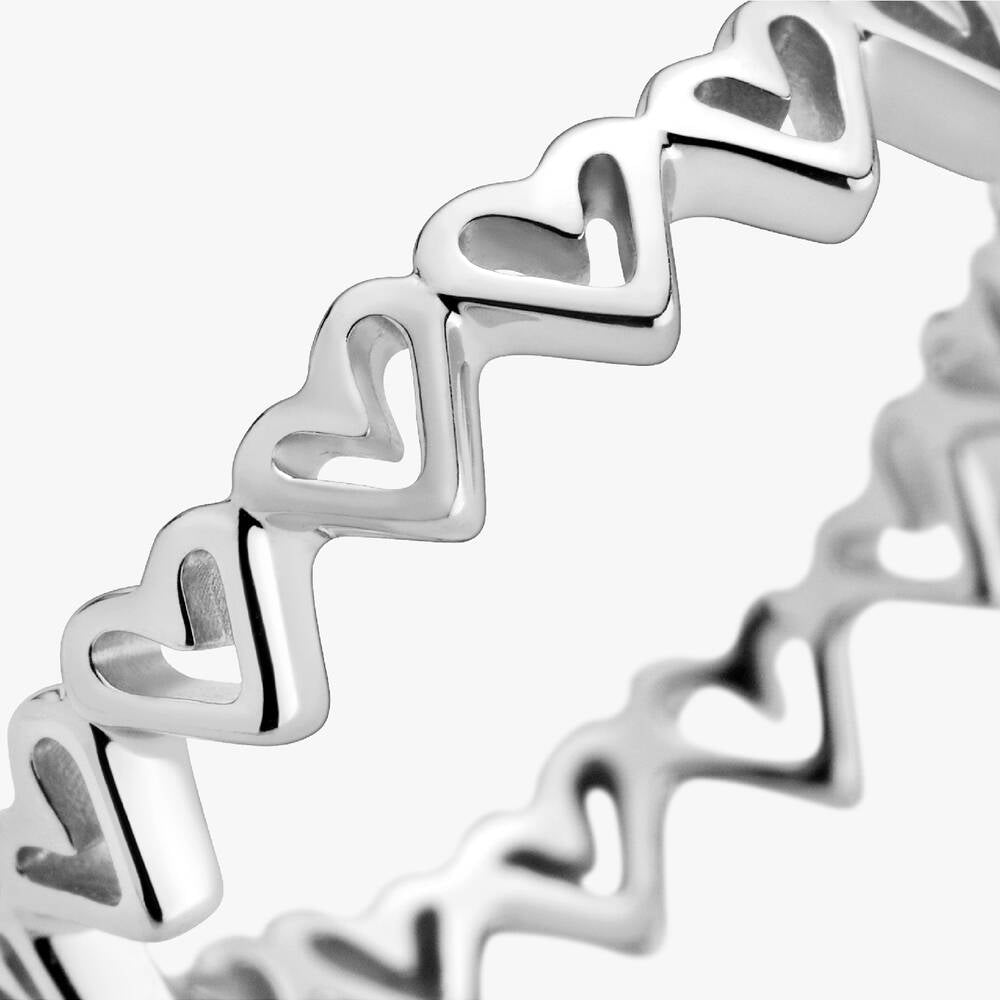 FINAL SALE - Freehand Hearts Ring