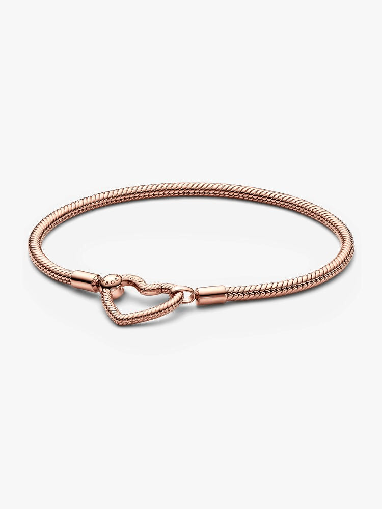 Heart & Mom Dangle Charm & Bracelet Set