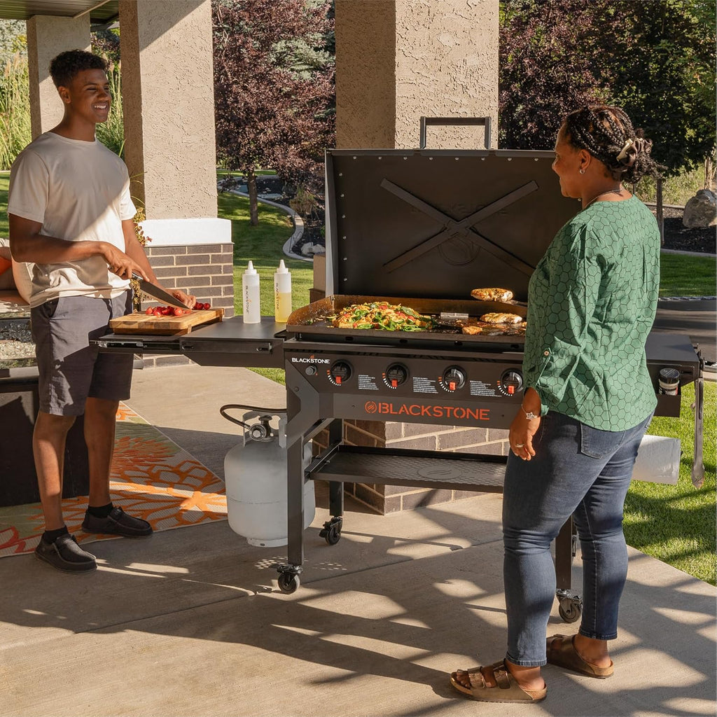 BLACKSTONE 36in Omnivore Gas Griddle, 768 Square Inches, Powder Coated Black - 2310