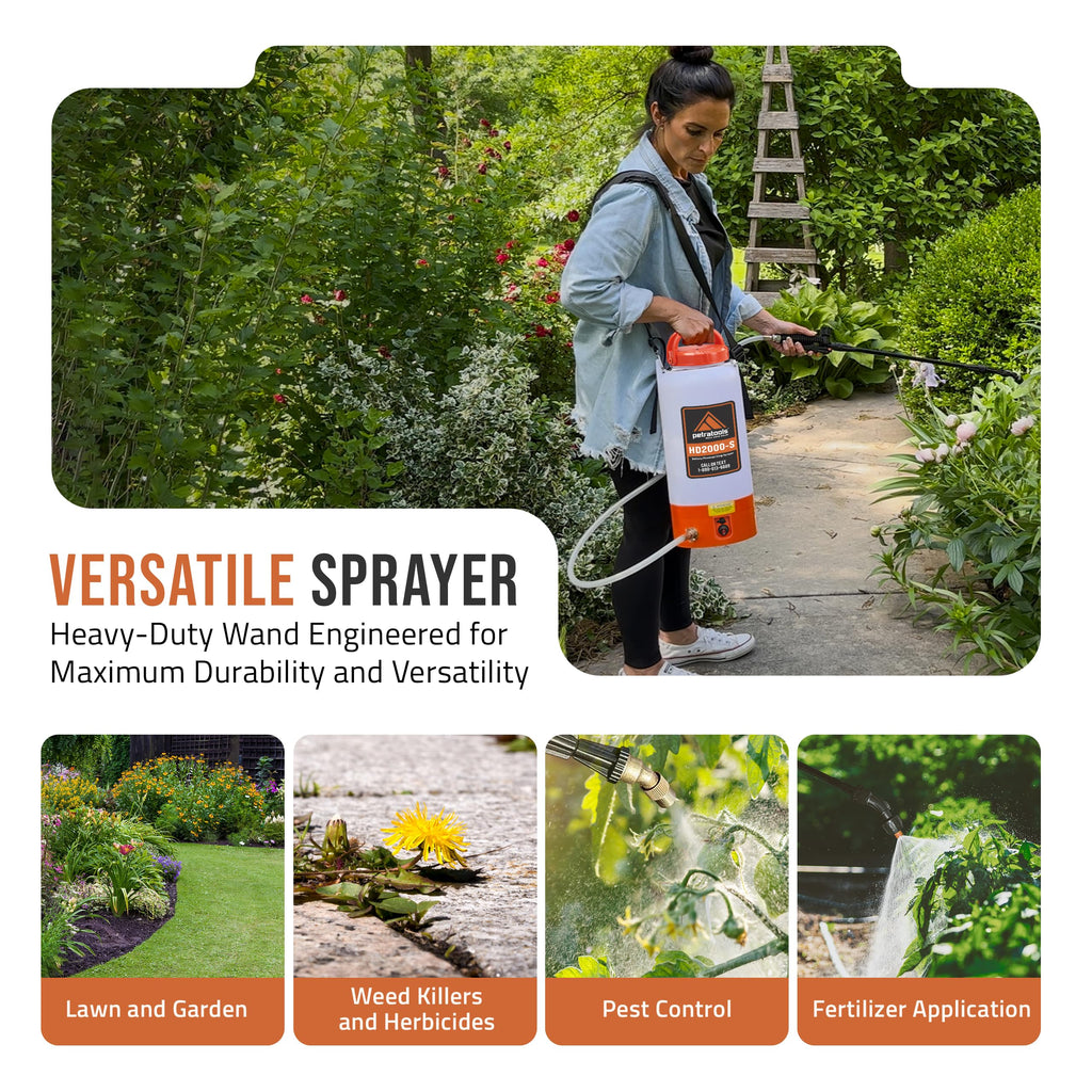 2 Gallon Rechargeable Battery Powered Garden Sprayer