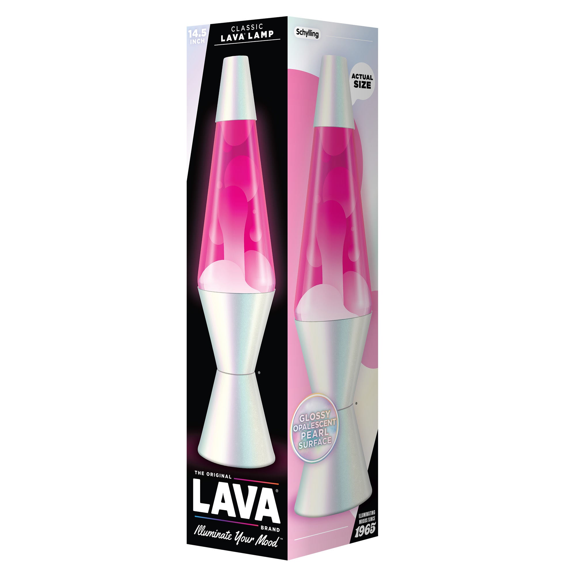 14.5" Lava Lamp Opalescent Pearl