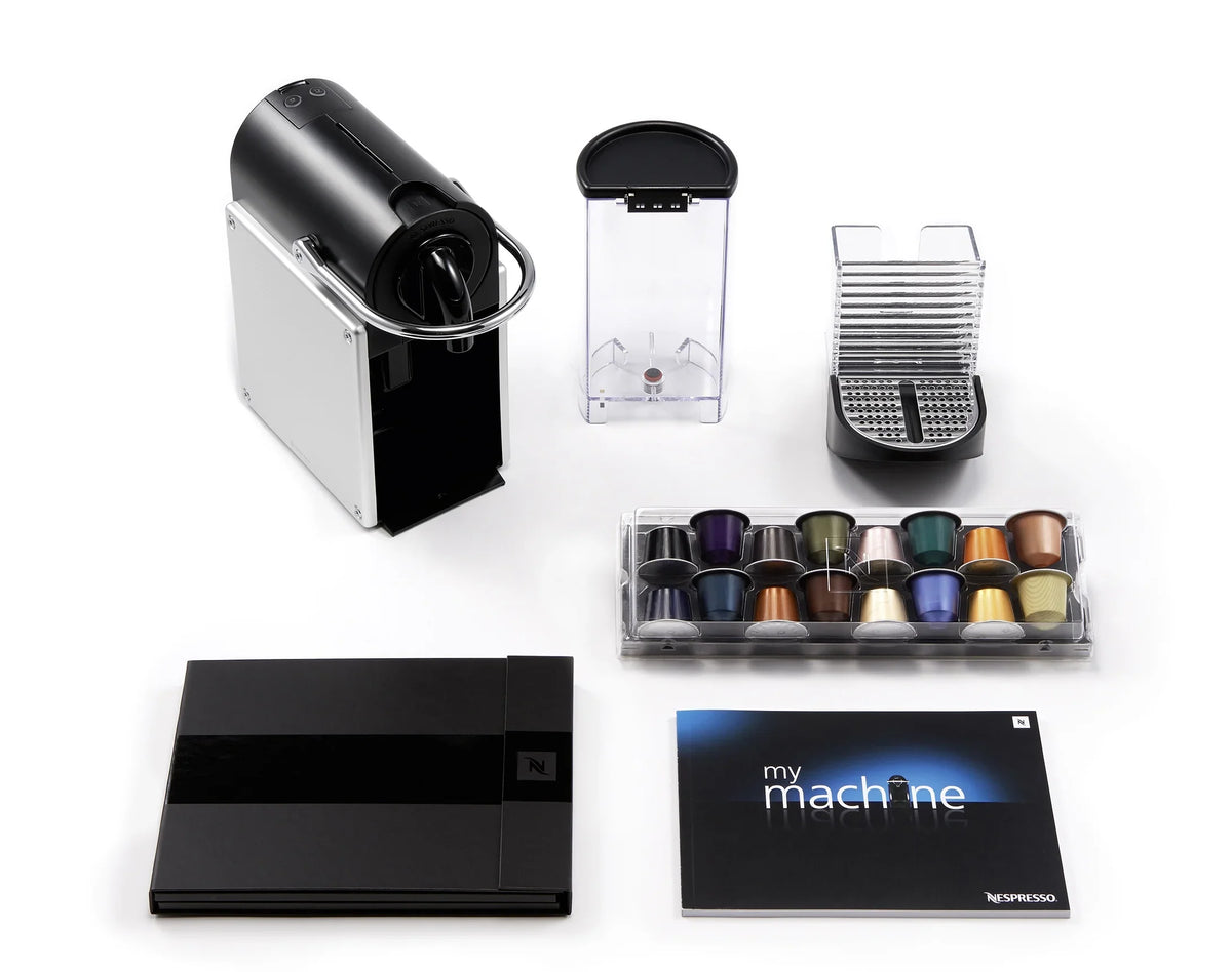 Nespresso Espresso Machine, Aluminum - Pixie