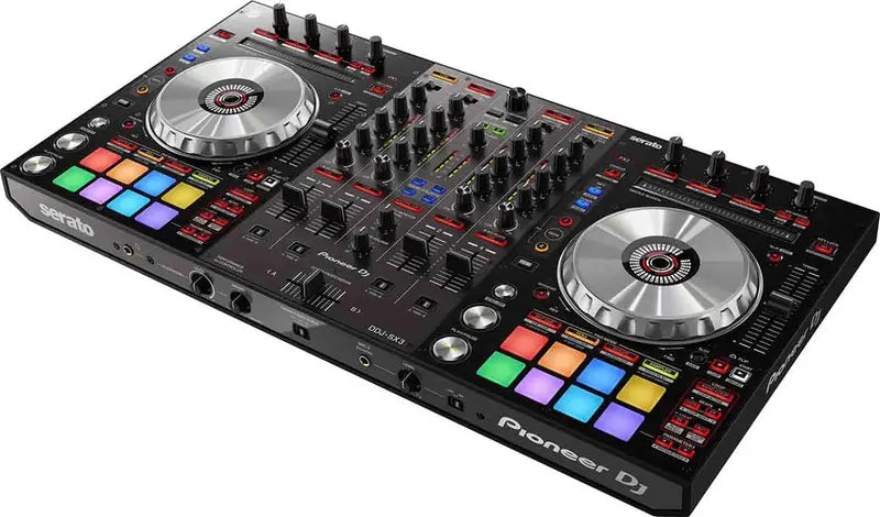 Pioneer DJ 4-Channel Serato DJ Pro Controller With Performance Pads And RGB Lighting - DDJ-SX3 B-Stock