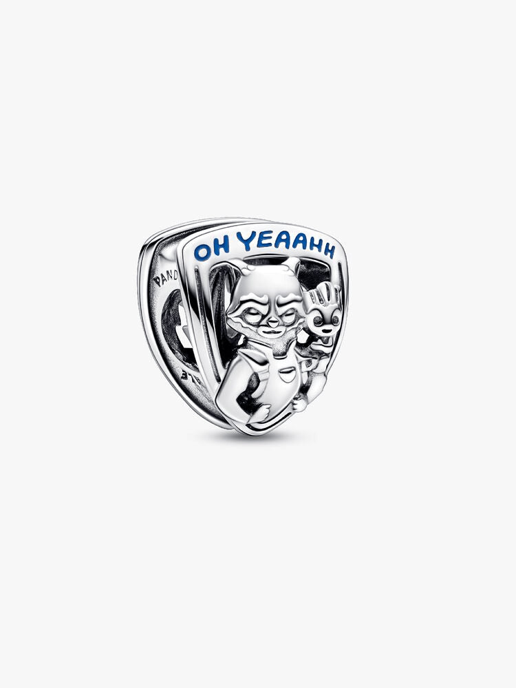 FINAL SALE - Marvel Guardians of the Galaxy Rocket Raccoon & Groot Emblem Charm