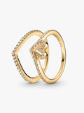 Better Together Wishbone Ring Set
