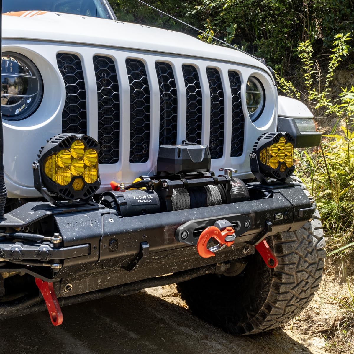 RUGCEL 12000lb 12V Truck Electric Winch With Steel Rope - 12000lb-steel-rope