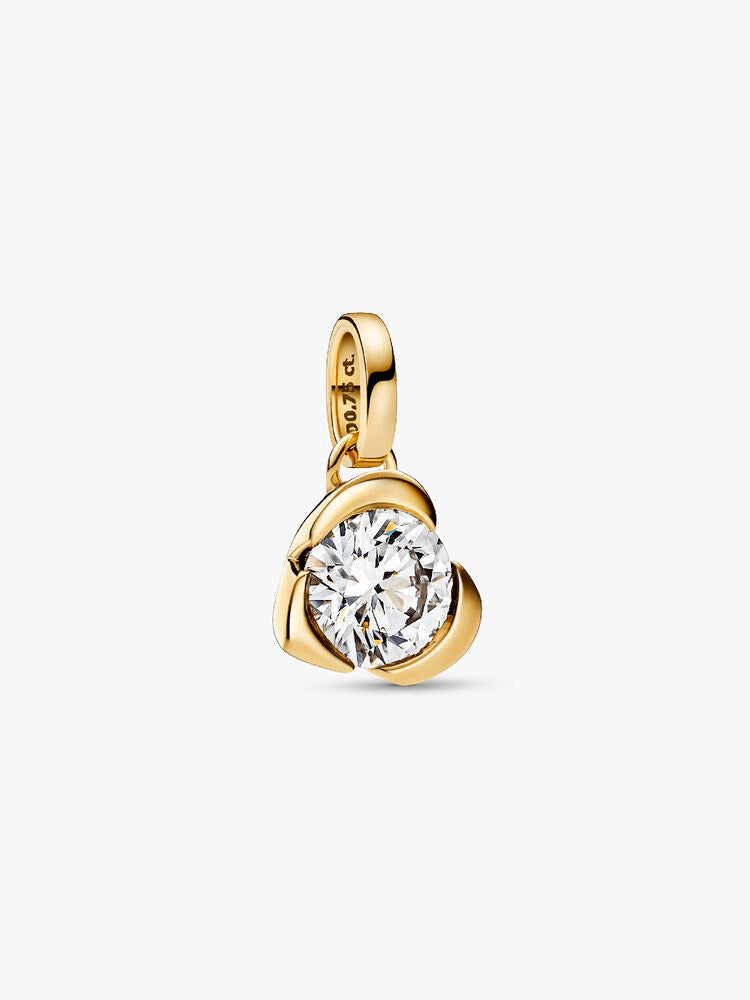 Pandora Talisman 14k Gold Lab-grown Diamond Heart Pendant