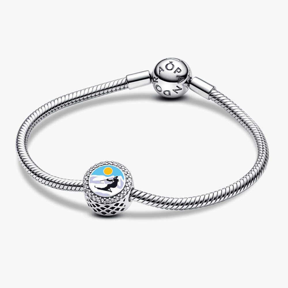 Skier Charm
