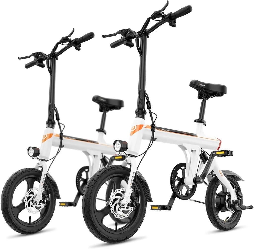 Jasion 14 Inch Folding Electric Bike, 21 Mph, 500W Peak Motor, 270Wh Battery - EB3
