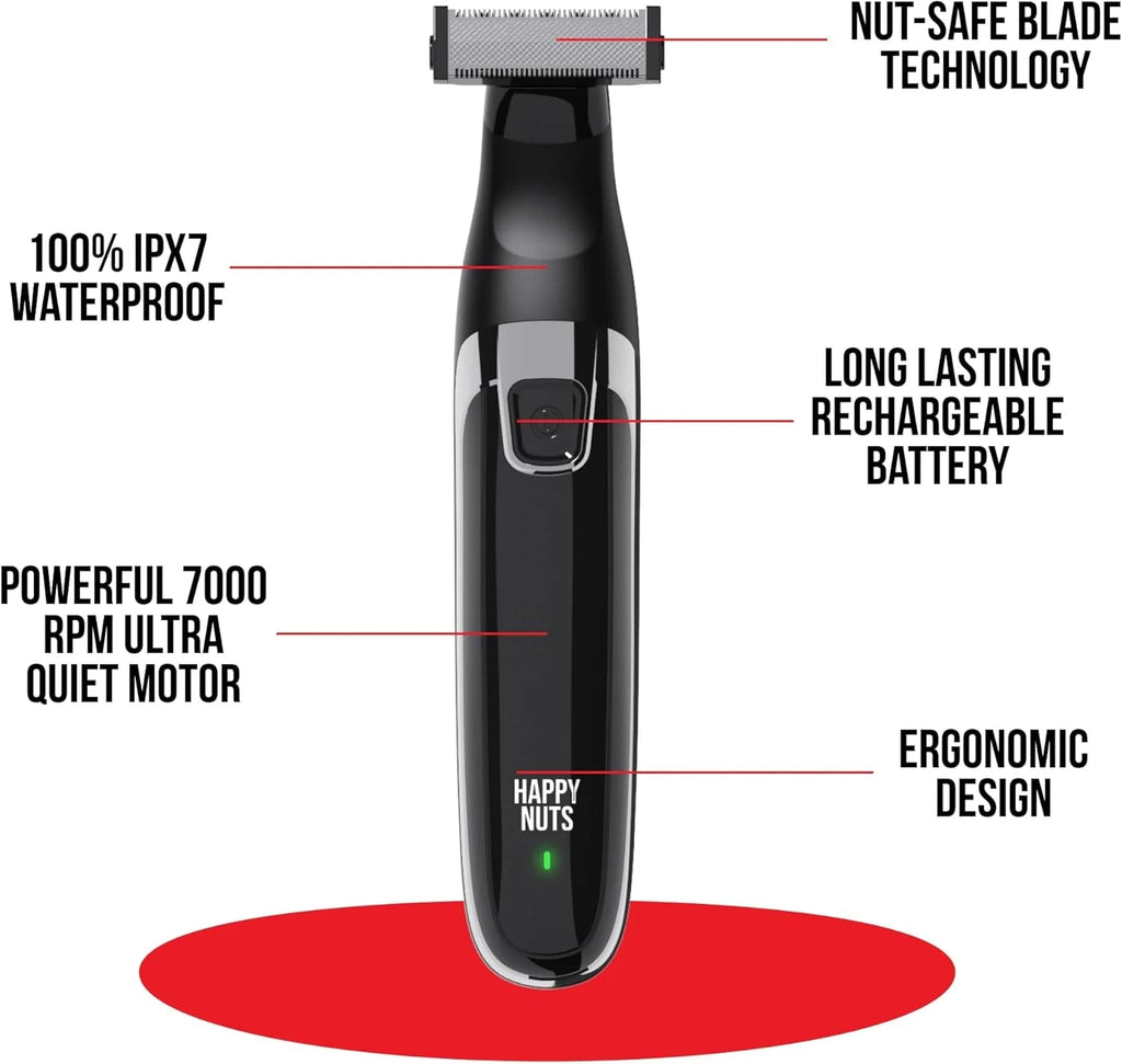 Men's Rechargeable Waterproof Cordless Body Hair Trimmer