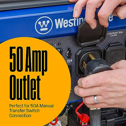 Westinghouse Dual Fuel Portable Generator, 12500 Peak Watt