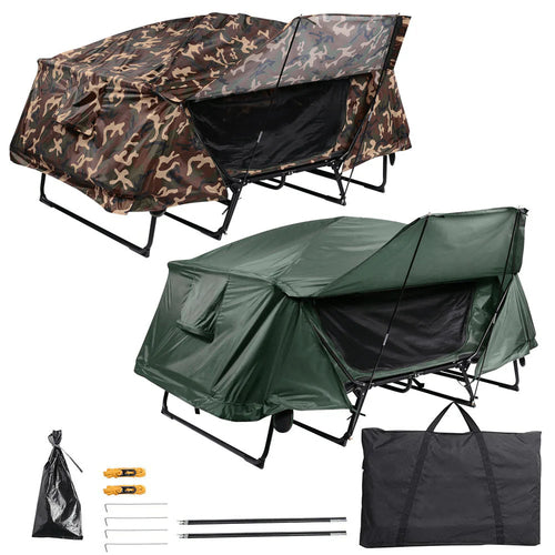 2-Person Cot Tent With Rain Fly, 4 Legs