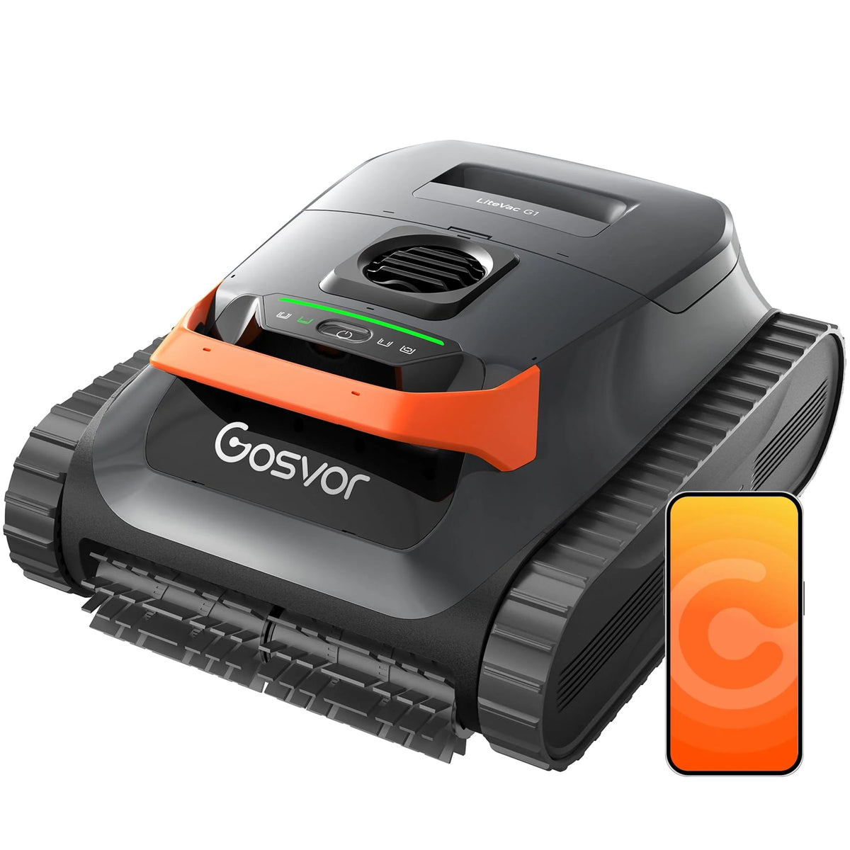 Cordless Robotic Pool Vacuum Cleaner With Smart Navigation And Wall And Waterline Cleaning