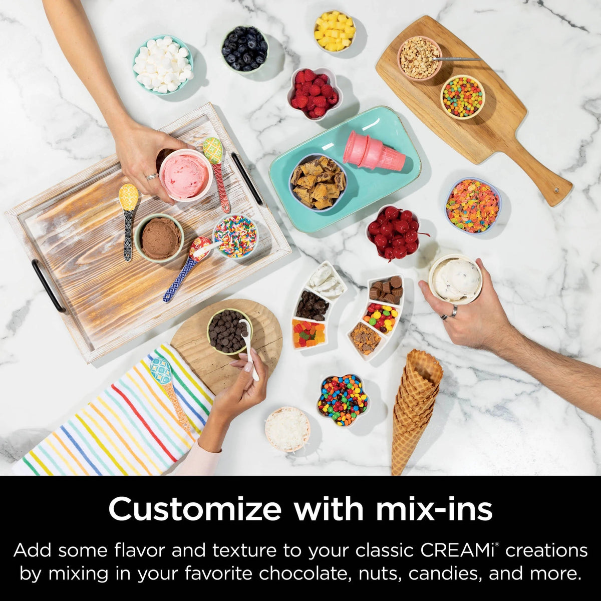 Ninja Swirl By CREAMi Soft Serve And Ice Cream Maker, 13 One-Touch Programs - NC701