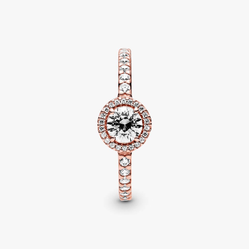 FINAL SALE - Classic Sparkle Halo Ring