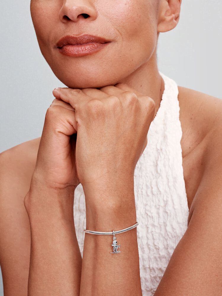 Skier Dangle Charm