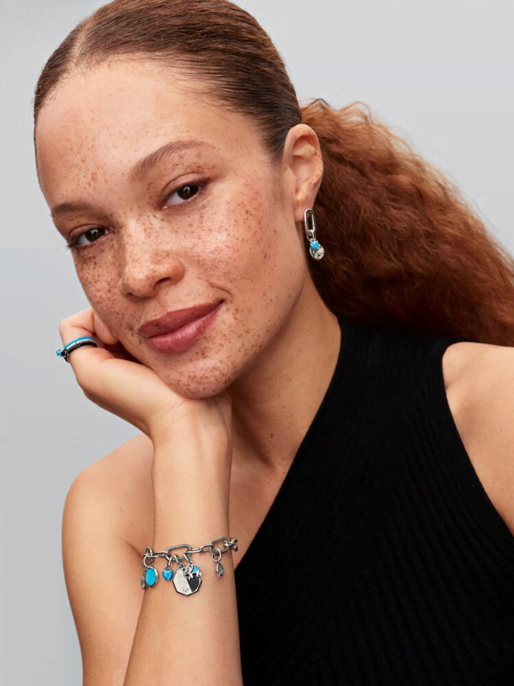 Tidal Wave Charm Earrings