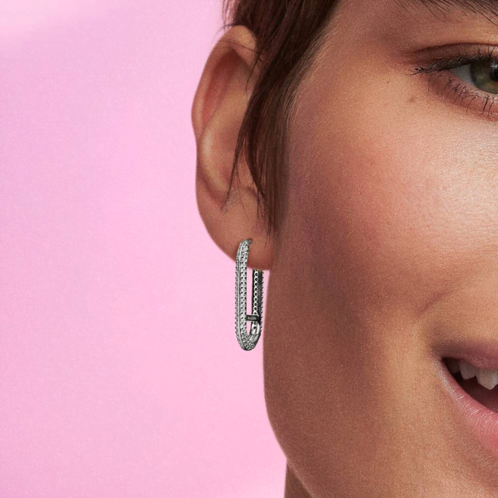 Pandora ME Extended Pavé Link Single Earring