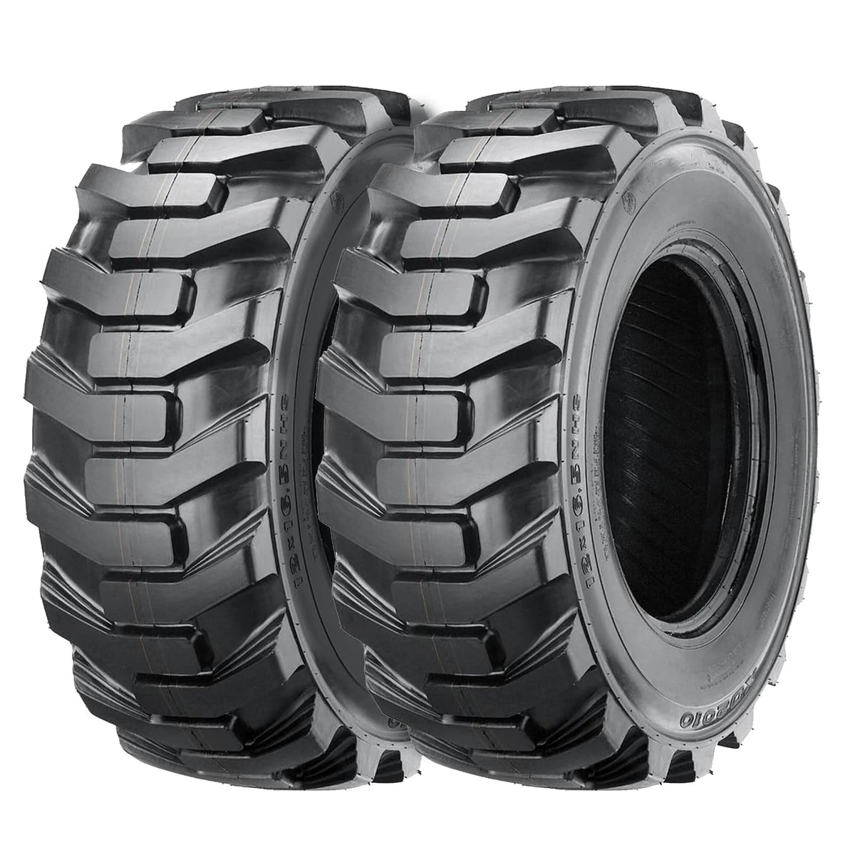 Tubeless Tire 10-16.5 12PR, 2 Tires - SKS-1