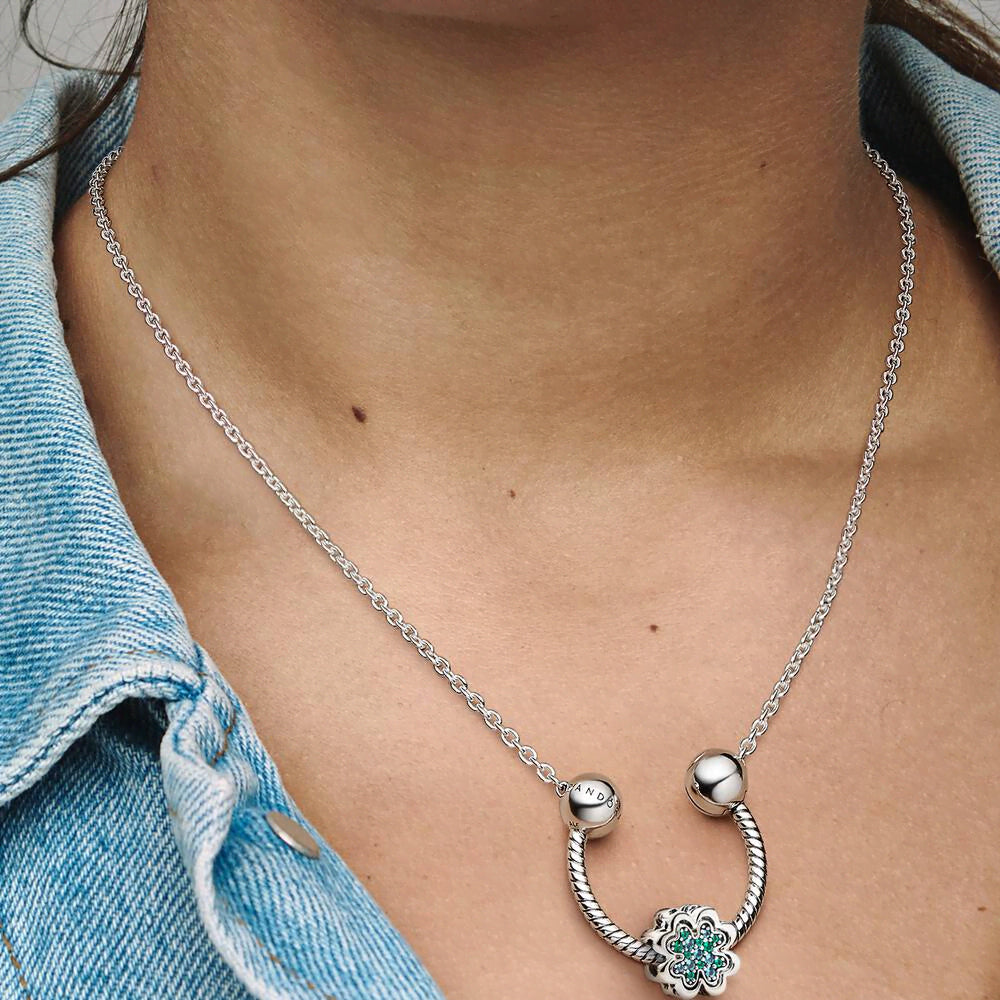 FINAL SALE - Pandora Moments U-shape Charm Pendant Necklace
