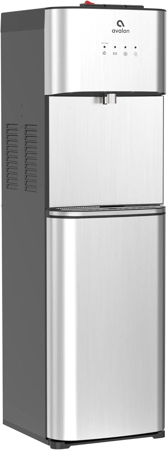 Avalon Bottom-Loading Self-Cleaning Water Cooler Dispenser, Stainless Steel, 3 Temperature Settings - A3