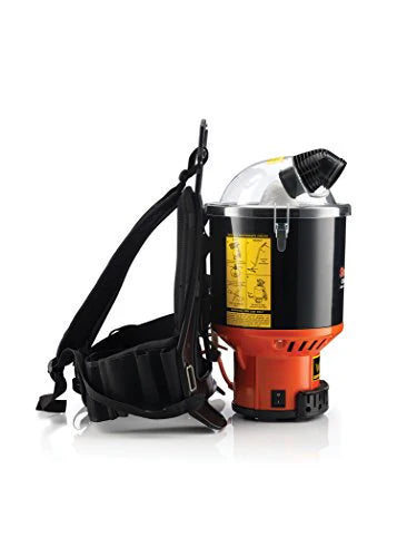 Commercial Shoulder Vac Pro Backpack Bagged Vacuum Cleaner With HEPA Media Filter, Black - C2401