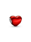 FINAL SALE - Metallic Red Heart Charm