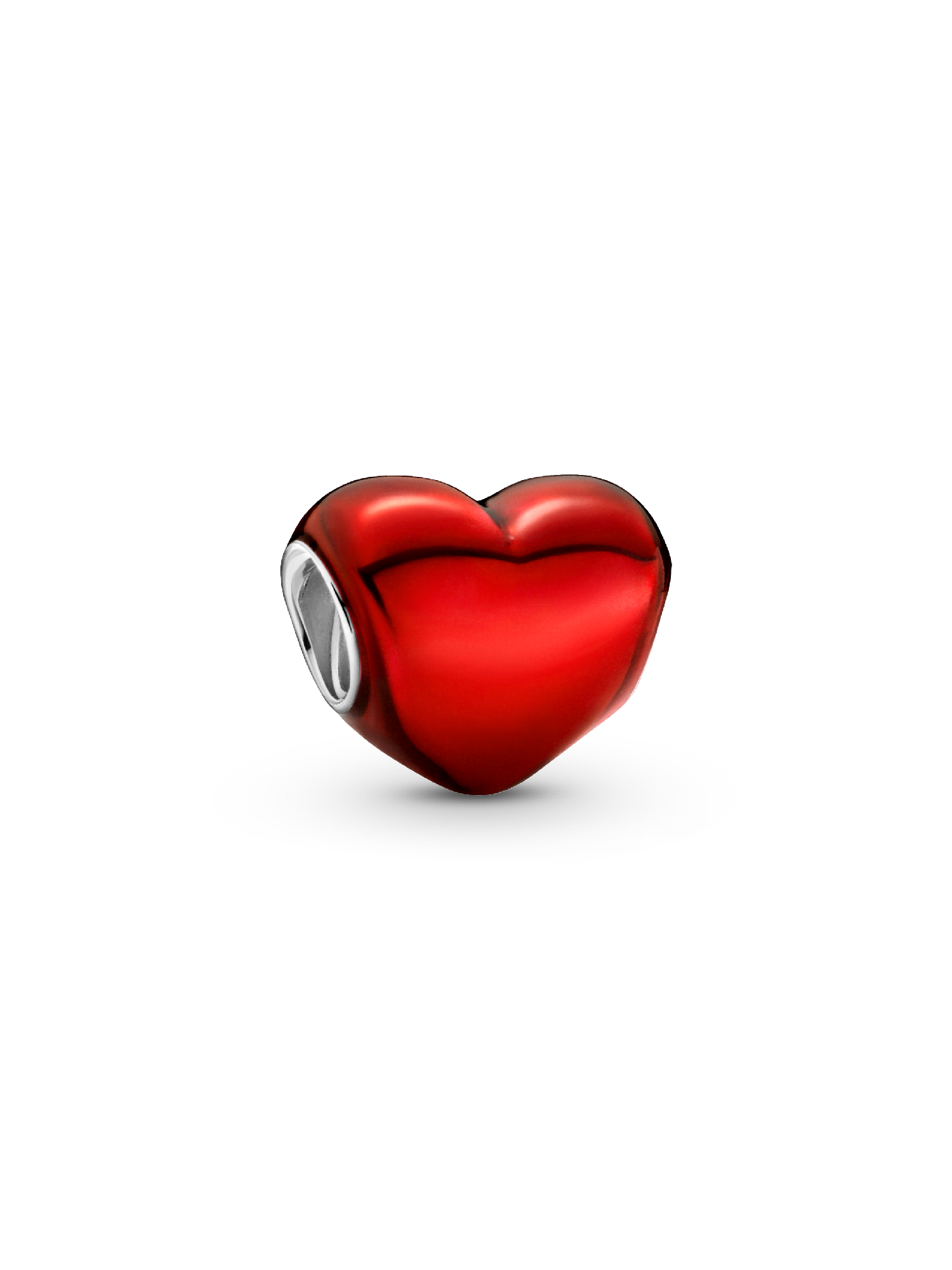 FINAL SALE - Metallic Red Heart Charm