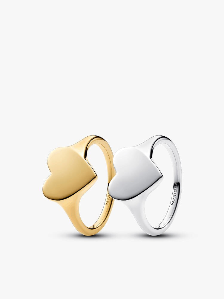 Engravable Love Notes Heart Ring Set