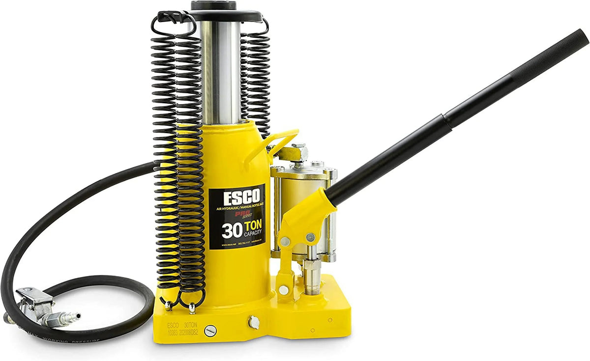 ESCO 30 Ton Pro Series Air Hydraulic Bottle Jack - 10383