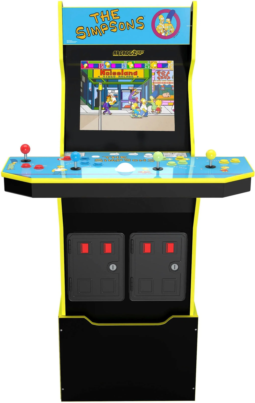 Arcade1Up The Simpsons 30th Edition Arcade With Stool And Tin - Multi
