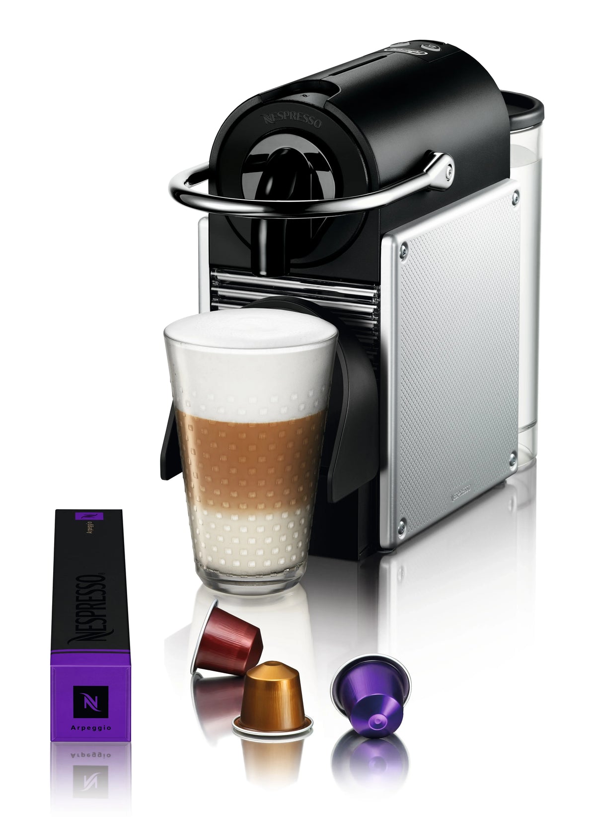 Nespresso Espresso Machine, Aluminum - Pixie