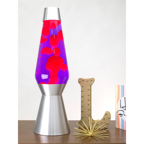 27" LAVA Lamp Grande - Pink/Purple/Silver