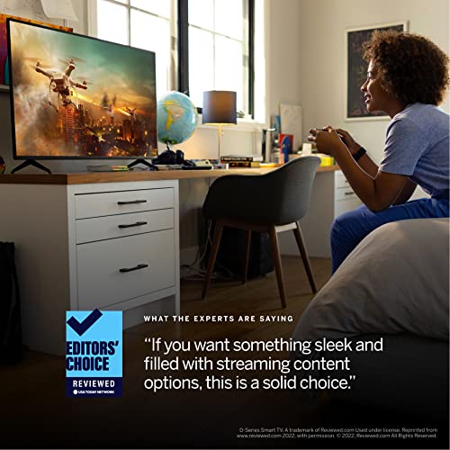 VIZIO 40-Inch D-Series Full HD 1080p Smart TV With AMD FreeSync And Apple AirPlay - D40F-J09