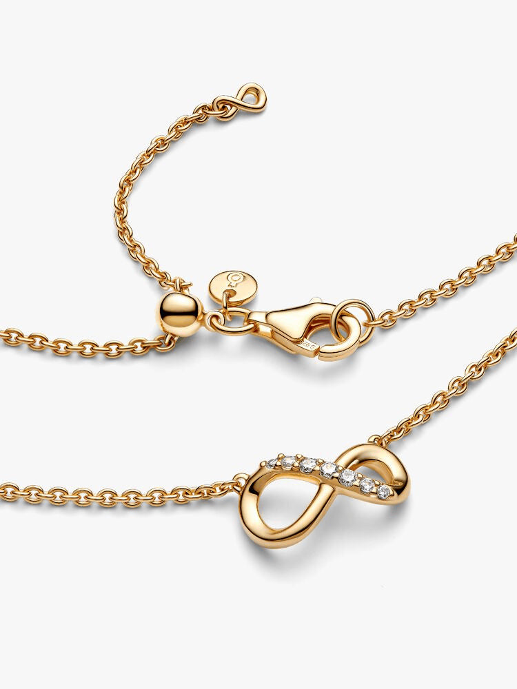 Sparkling Infinity Collier Necklace