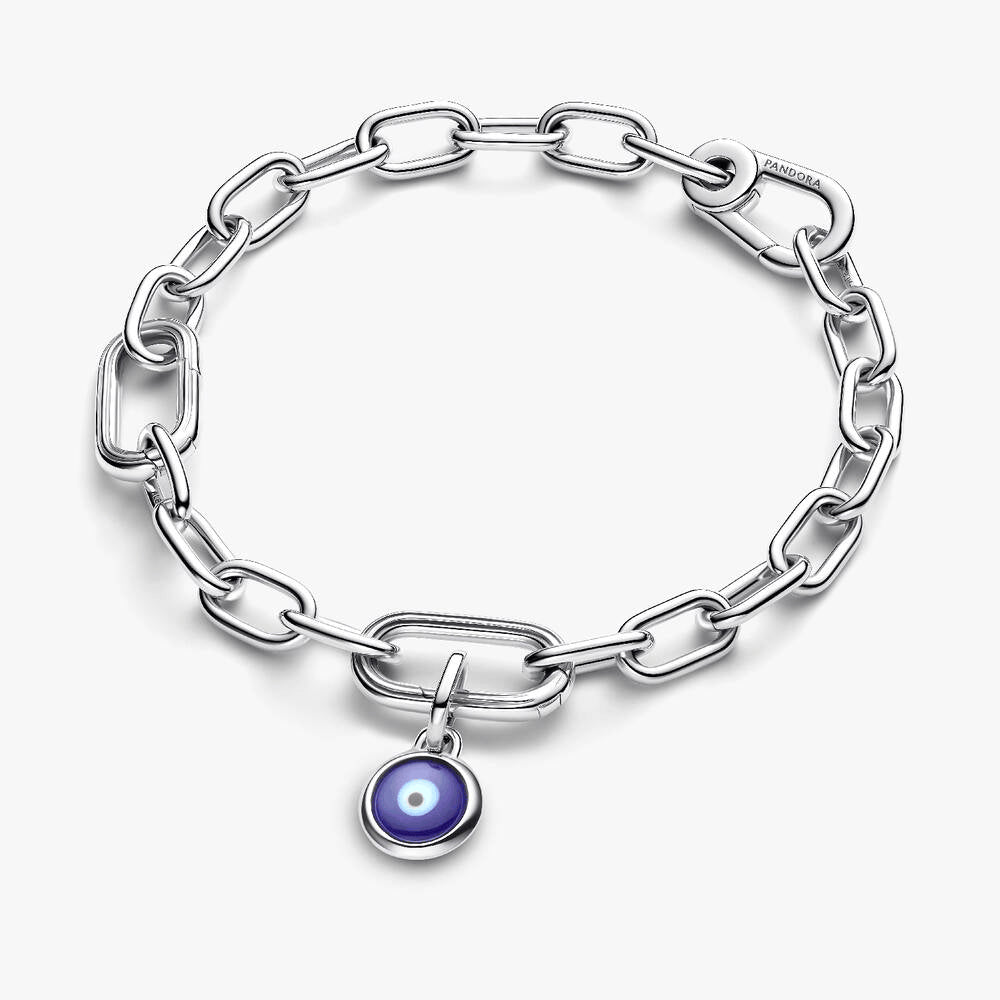 Engravable Evil Eye Murano Glass Mini Dangle Charm