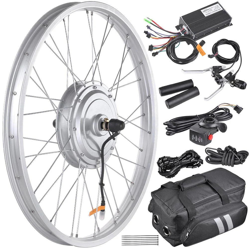 24 Inch 36V 750W Front E-Bike Hub Motor Conversion Kit