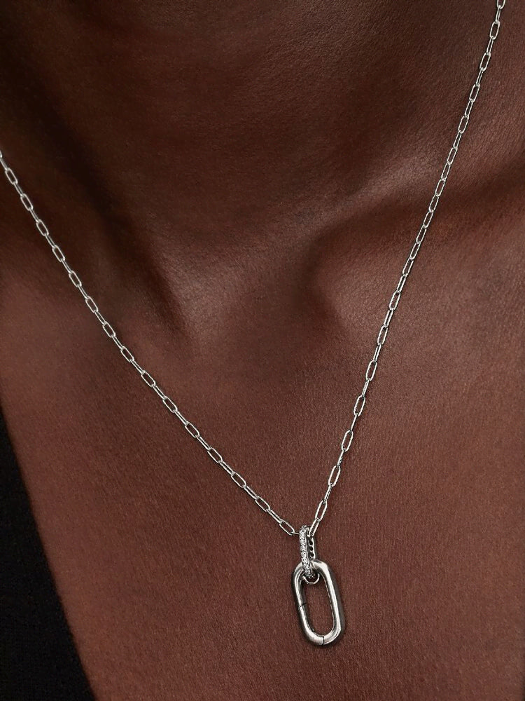 Openable Link Pendant Necklace