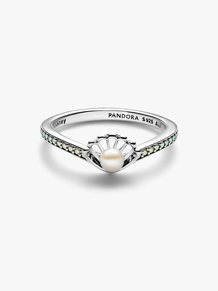 Disney Princess Ariel Shell Treated Freshwater Cultured Pearl Ring