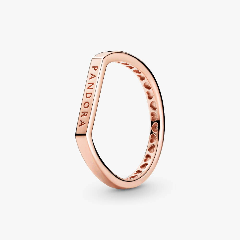 FINAL SALE - Logo Bar Stacking Ring