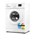 Devanti Front Load Washing Machine 8kg, 15 Programs, White - 59cm x 52cm x 84.5cm