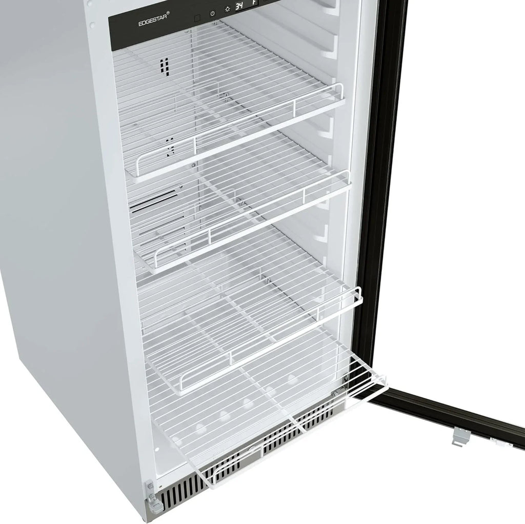 EdgeStar Commercial Beverage Merchandiser, 10.1 Cu. Ft., 22 in Wide, Stainless Steel - VBM101