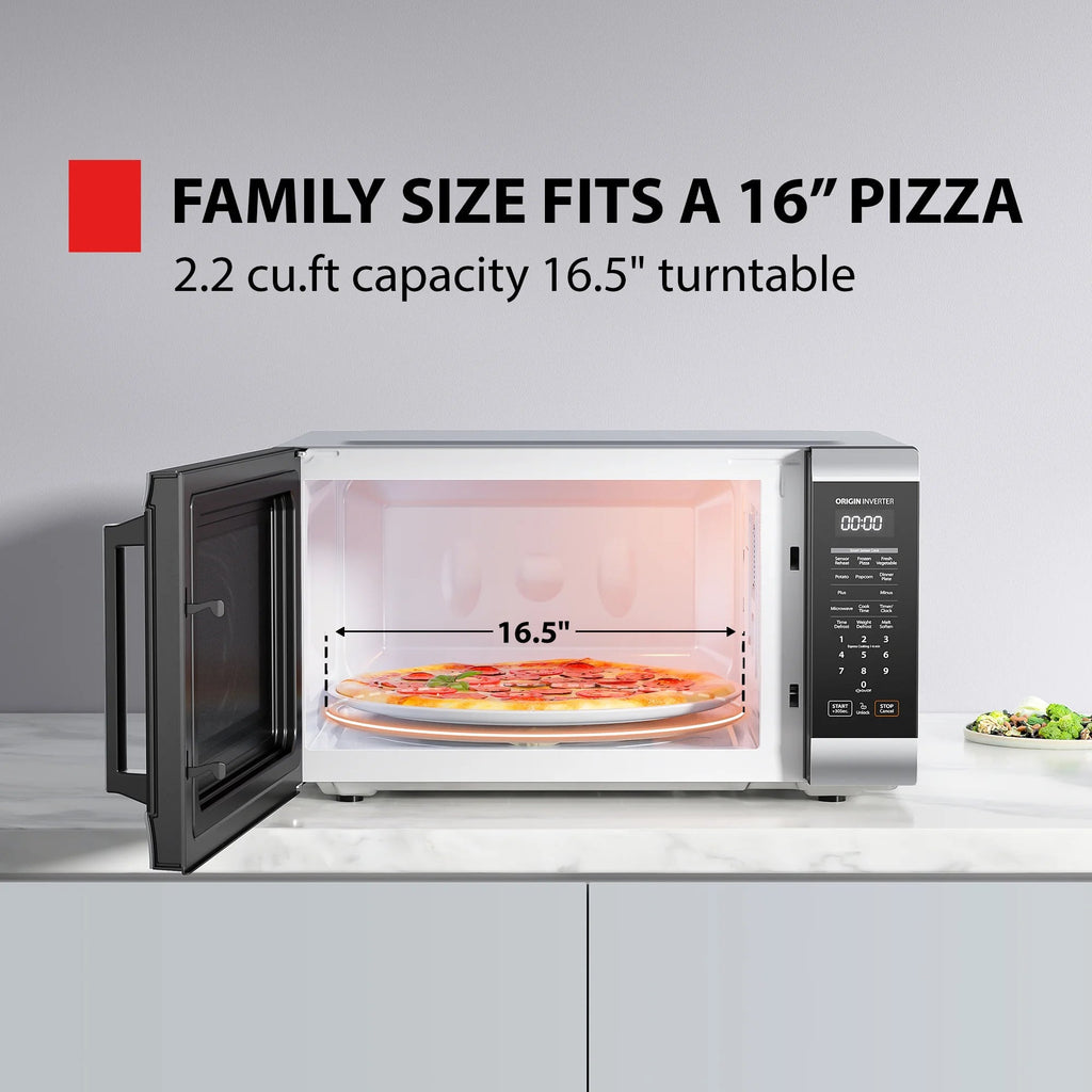 Toshiba Microwave Oven 2.2 Cu. Ft. 24.4 in Stainless Steel - WSI-EM22AST