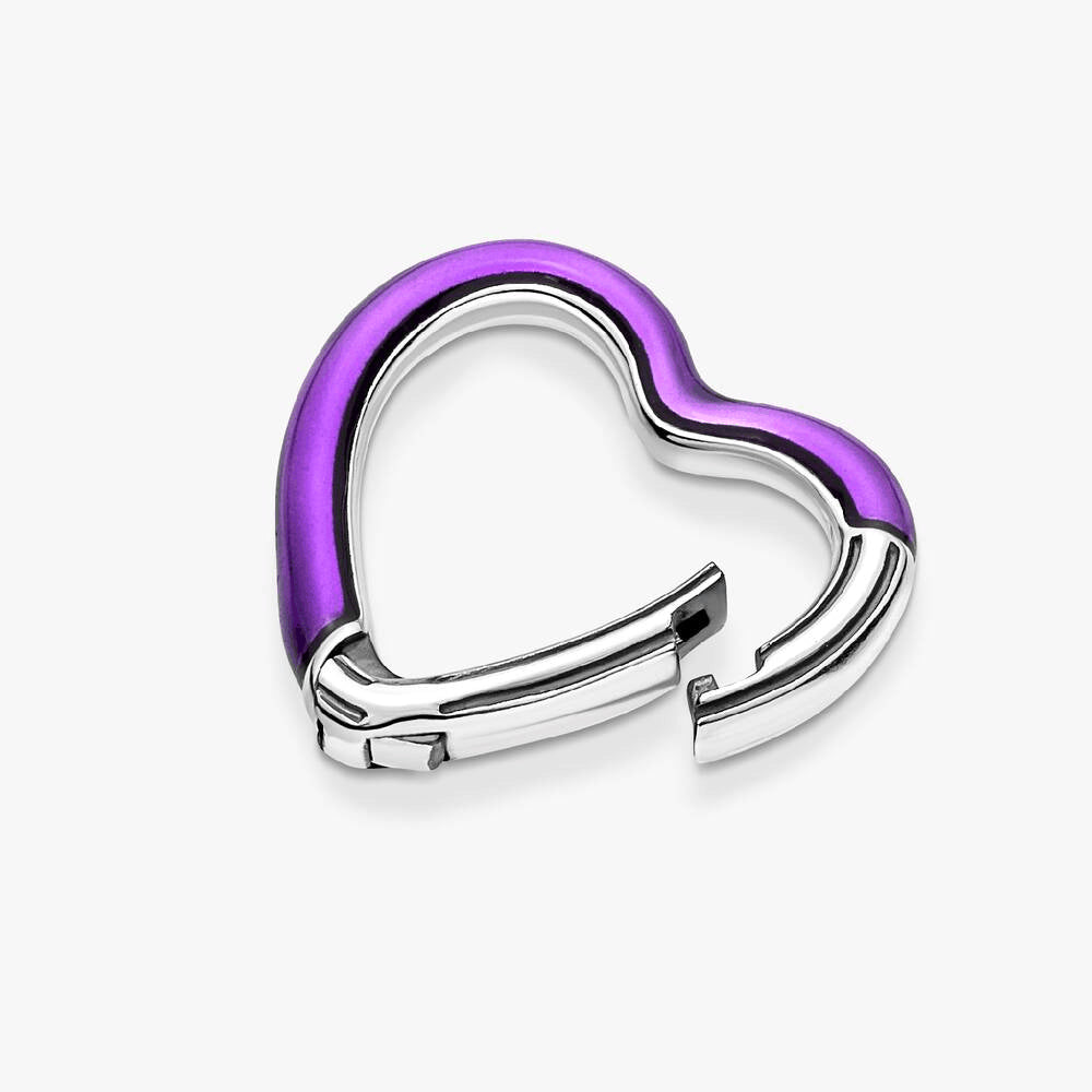 Pandora ME Purple Heart Openable Link
