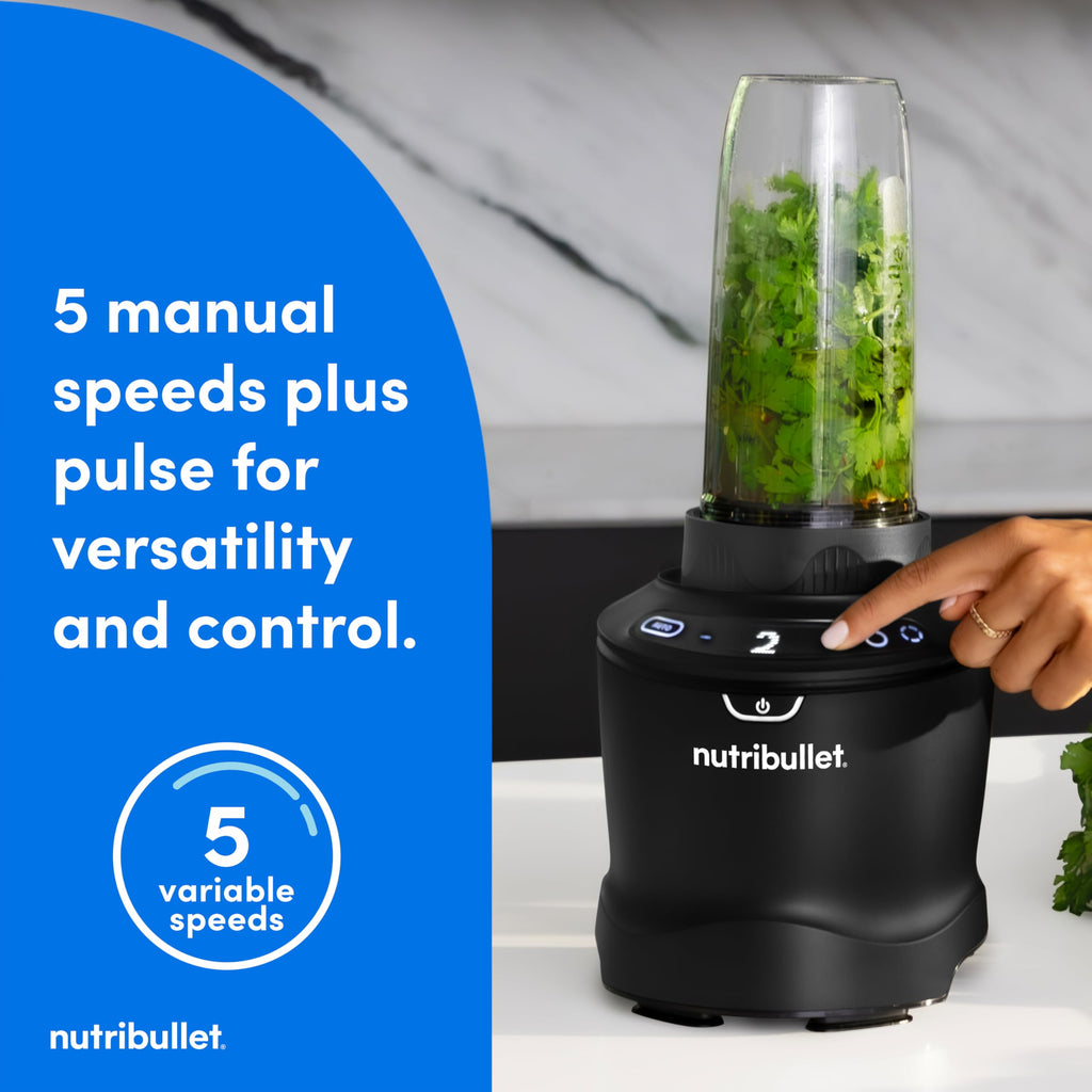 1400-Watt Multi-Function Countertop Blender Combo, 64 oz Pitcher, 32 oz And 24 oz Cups, Gunmetal-Gray